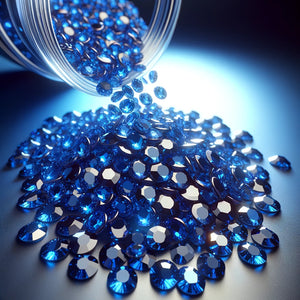 Sapphire Glass Rhinestone - SS12/10 Gross